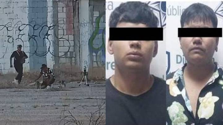 Jóvenes son detenidos por grafitear pared en Torreón; grababan contenido para sus redes sociales