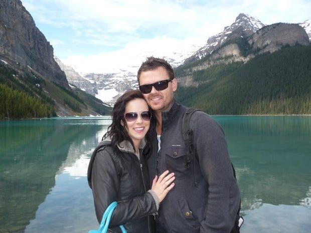 My husband and I opened a joint bank account years before getting married. Pooling our money made us feel like more of a team.