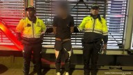 Policía captura a hombre que robaba 75 metros de cable de TransMilenio