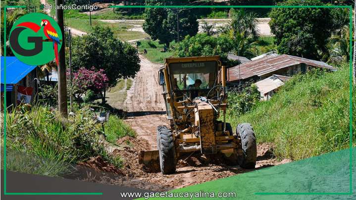 Contamana optimiza calles para mayor seguridad y comodidad ciudadana