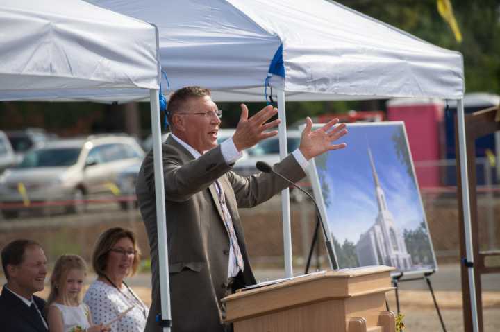 Church of Jesus Christ of Latter-day Saints breaks ground on Vancouver Washington Temple