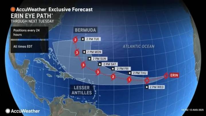 Tropical Storm Erin could develop into hurricane in Atlantic. Will it hit N.Y.?