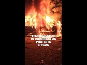 Tensions soar in Indonesia as protests spread