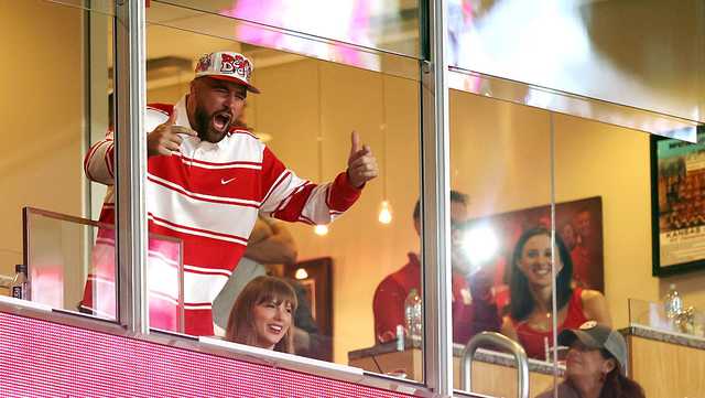 Taylor Swift, Travis Kelce make debut as engaged couple at Cincinnati