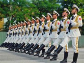 Militares chinos listos para desfile histórico en Tiananmen (+Fotos)