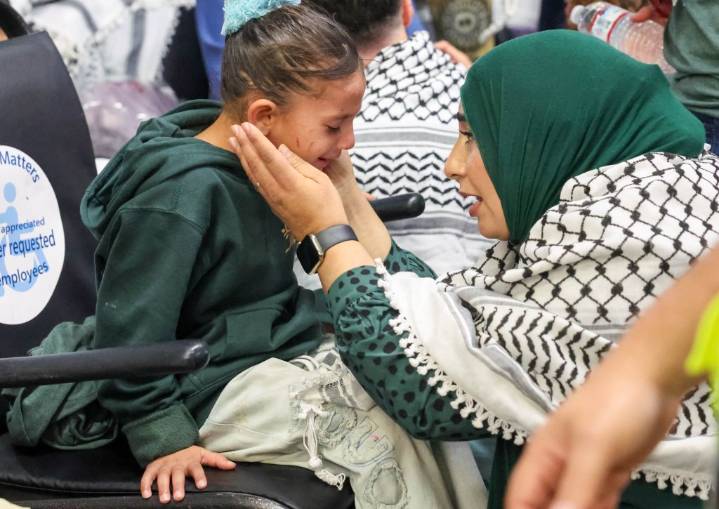 Three Palestinian children arrive in Bay Area for medical treatment of injuries suffered in war