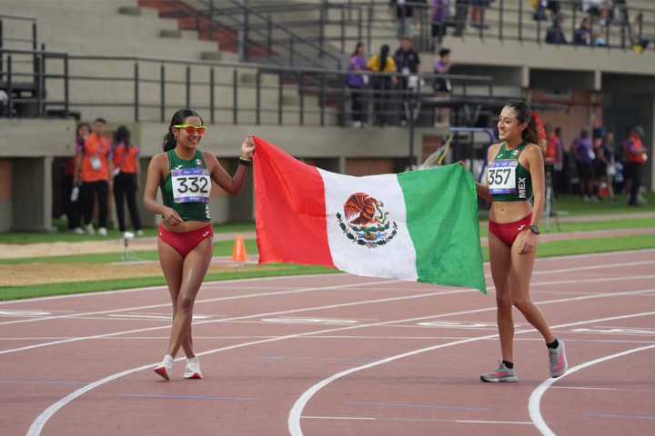 México hace el 1-2 en la marcha femenil de los Panamericanos Junior 2025