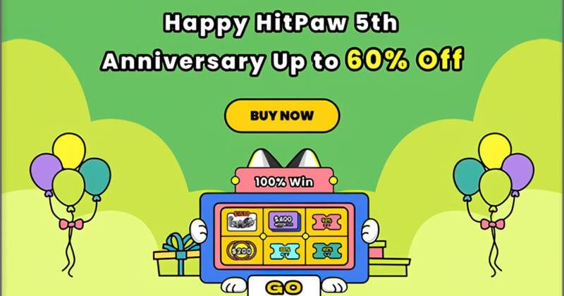 HitPaw 5th Anniversary – Let’s Celebrate Together! Up to 60% Off Sale