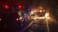 Man injured after freight train hits vehicle in Harvard Illinois; Metra UP