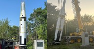 Missile on display in central Massachusetts park for decades moved to new home
