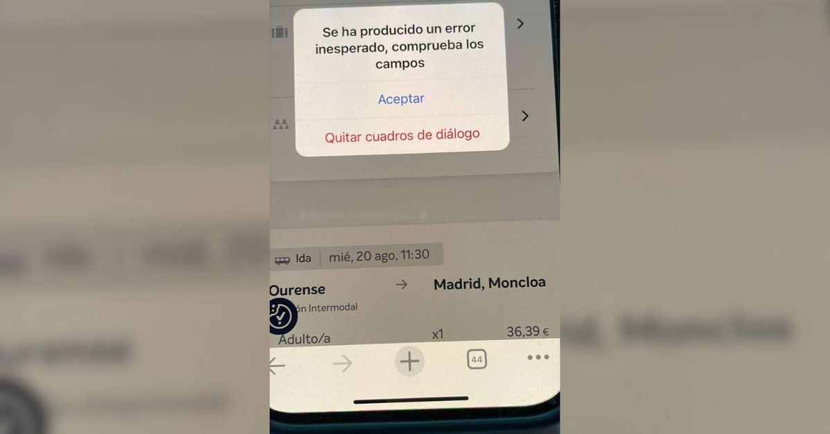 ¿Sabe usted que un error informático en Ourense le costó dinero a los viajeros que querían volver a casa?