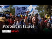 Israelis protest against Gaza occupation plan as Palestinians flee IDF attacks