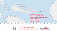 Tormenta tropical Erin avanza por el Atlántico con poco cambio