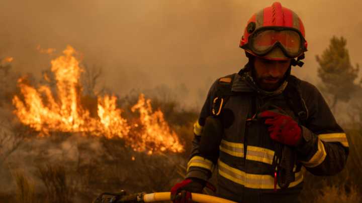 El incendio de Ourense ya es el más grande de la historia de Galicia