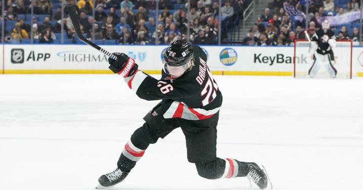 Sabres to play on national television seven times this season