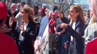 Santa Fe: trabajadores de una fábrica en huelga echaron a la senadora libertaria Florencia Arietto