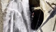 Una historia de película: rescatan a un hombre de 46 años que llevaba dos días atrapado detrás de una cascada