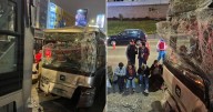 Triple choque de buses del Metropolitano en Estación Angamos deja pasajeros heridos en Surquillo