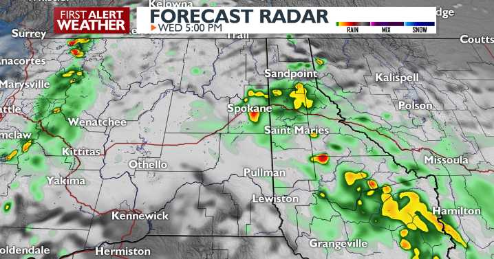 A chance for rain on a cooler Wednesday 🌧️