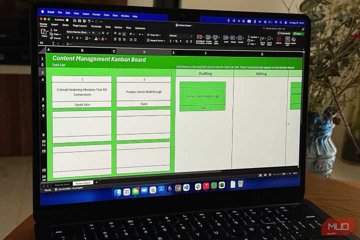 I Built a Fully Functional Kanban Board in Excel