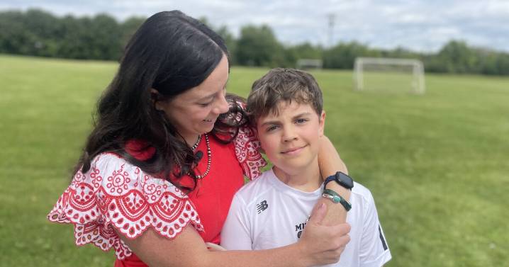 12-year-old returns to Muskego school with feeding tube after tonsil surgery nearly took his life