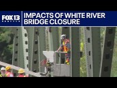 White River Bridge closure impacts local businesses