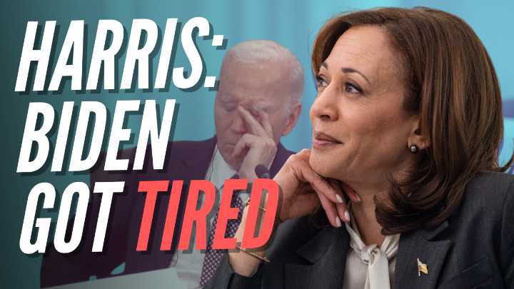 Kamala Harris Admits Biden “Got Tired” During Botched Reelection Campaign
