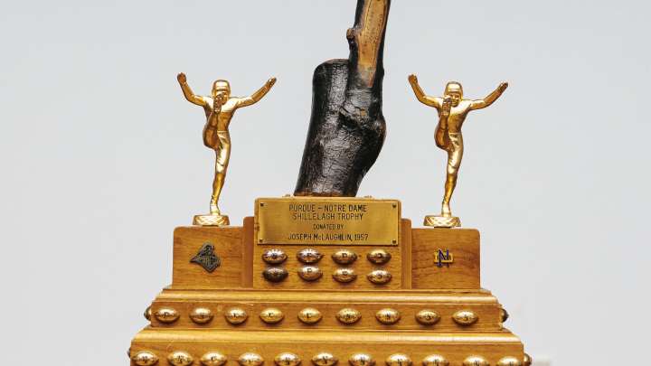 What is the Shillelagh Trophy? Notre Dame, Purdue football rivalry trophy