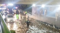 Lluvias intensas colapsan la CDMX; provocan inundaciones y afectan los sistemas de transporte