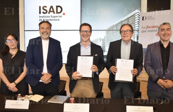 Signan convenio de colaboración ISAD y la Escuela Madrileña de Decoración