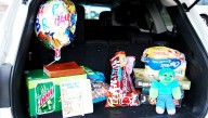 Family Obviously Cobbled Together Trunk-Or-Treat Decorations At Last Second