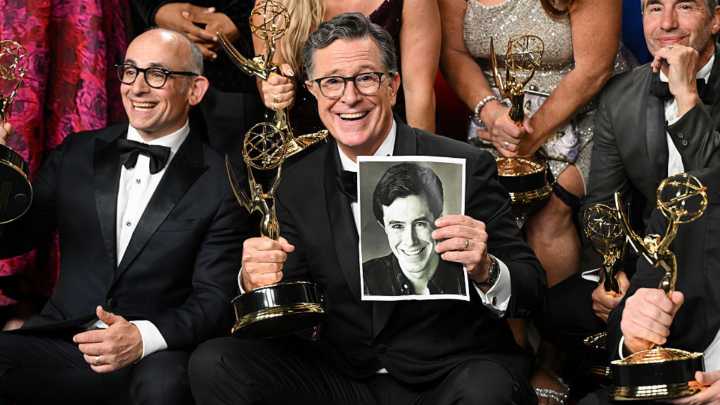 Why Stephen Colbert got a standing ovation at the Emmy Awards