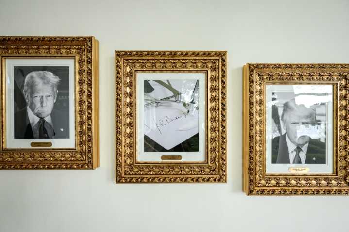 Donald Trump ordena retirar la foto de Joe Biden de la galería presidencial de la Casa Blanca