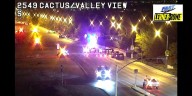 Pedestrian dies following crash near south Las Vegas intersection