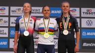 Paula Blasi se cuelga el bronce en el Mundial de ciclismo, que corona a la francesa Célia Gery