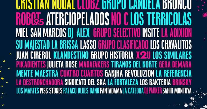 Este es el cartel de artistas para las Fiestas del Sol 2025