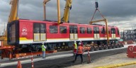 Se realizó la entrega y el desembarque oficial del primer vagón del metro en Bogotá