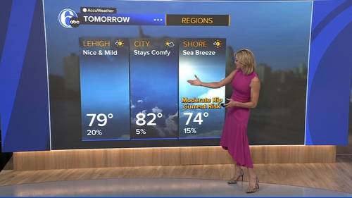 AccuWeather forecast for Philadelphia, Pennsylvania, New Jersey and Delaware
