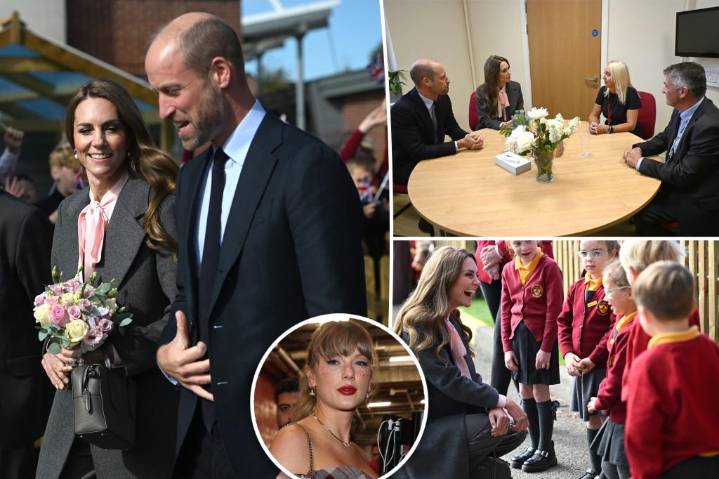 Kate Middleton, Prince William meet with classmates of children killed during Taylor Swift