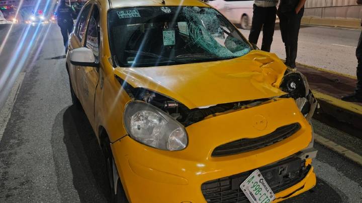 Tragedia en el oriente de Torreón: Peatón muere arrollado por taxi en desnivel del bulevar Revolución