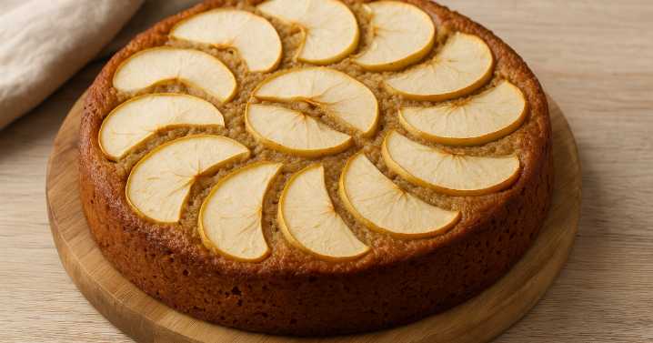 Sin harina ni azúcar: la torta de manzana húmeda que es tendencia y se prepara en minutos