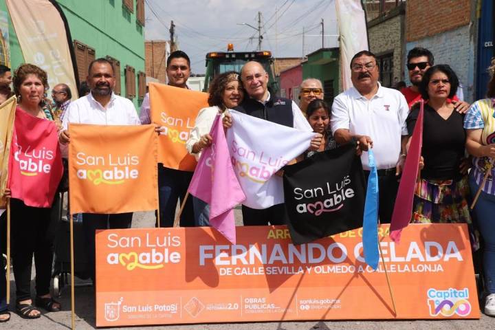 Inicia el Alcalde Enrique Galindo nueva obra de pavimentación, la número 30 en tres semanas