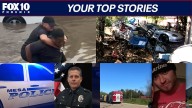 Mesa PD assistant chief under investigation, Globe flash flood rescues continue