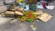 Rotten produce continually dumped onto downtown L.A. streets, attracting rats, roaches