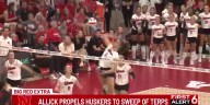 No. 1 Huskers earn third straight sweep in win over Maryland