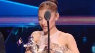 Awkward moment Ariana Grande was forced to accept VMA on her tiptoes as MTV slammed for mic placement