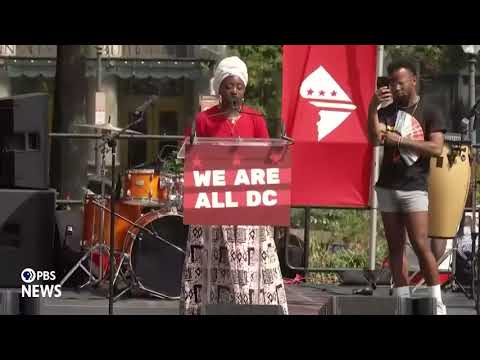 WATCH: 'Occupation is a crime,' longtime activist Afeni Evans says at DC takeover protest
