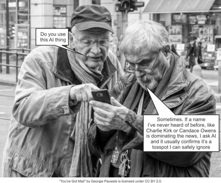 Pensioner has found a use for AI