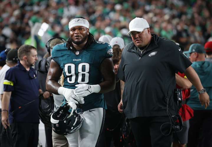 Jalen Carter's spitting incident draws blunt criticism from Eagles coach