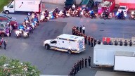 Procession escorts bodies of slain York County detectives after autopsies